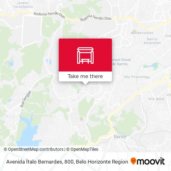 Avenida Ítalo Bernardes, 800 map