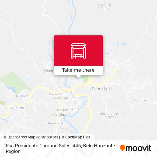 Rua Presidente Campos Sáles, 446 map