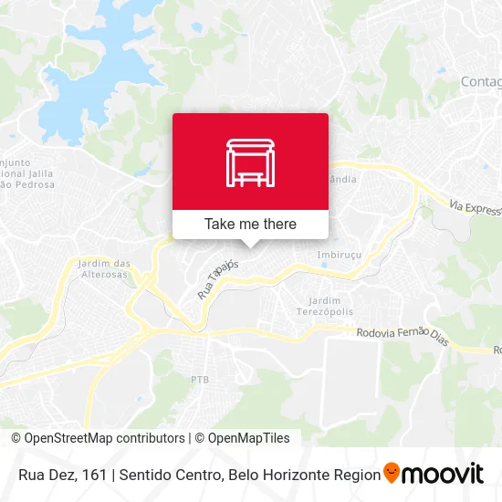 Rua Dez, 161 | Sentido Centro map