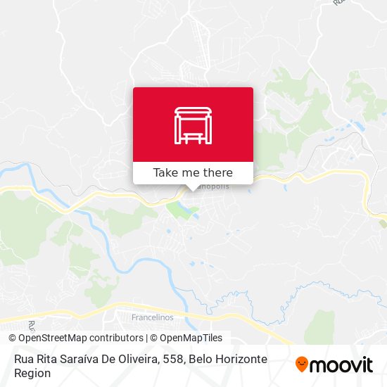Rua Rita Saraíva De Oliveira, 558 map