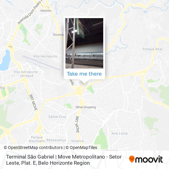 Terminal São Gabriel | Move Metropolitano - Setor Leste, Plat. E map