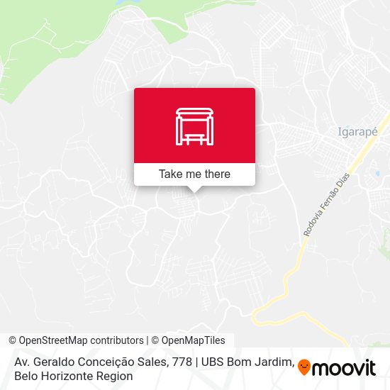 Av. Geraldo Conceição Sales, 778 | UBS Bom Jardim map