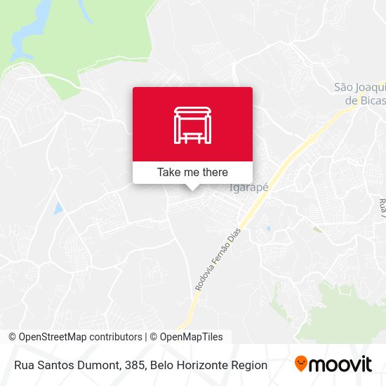 Rua Santos Dumont, 385 map
