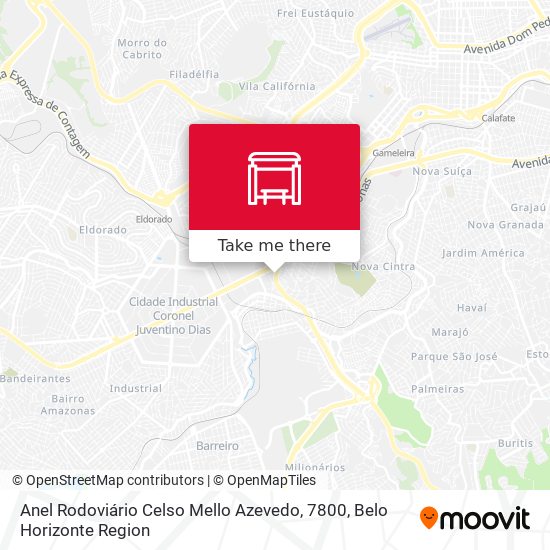 Anel Rodoviário Celso Mello Azevedo, 7800 map