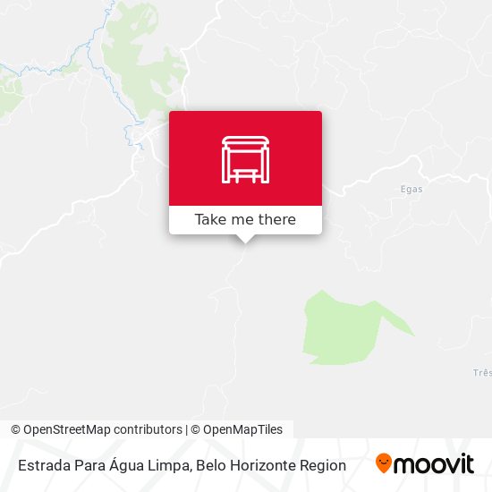 Estrada Para Água Limpa map