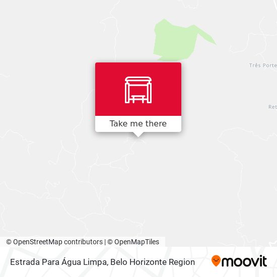 Estrada Para Água Limpa map