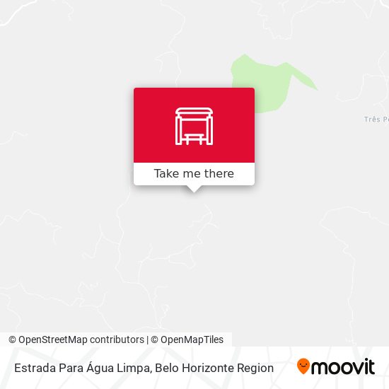 Estrada Para Água Limpa map