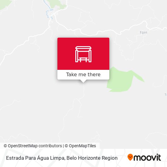 Estrada Para Água Limpa map