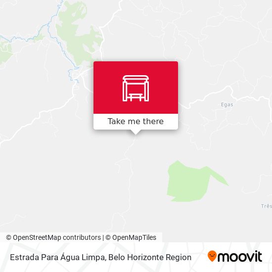 Estrada Para Água Limpa map