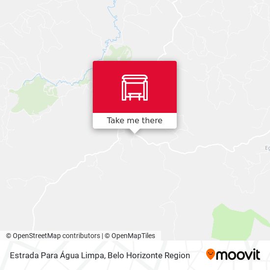 Estrada Para Água Limpa map