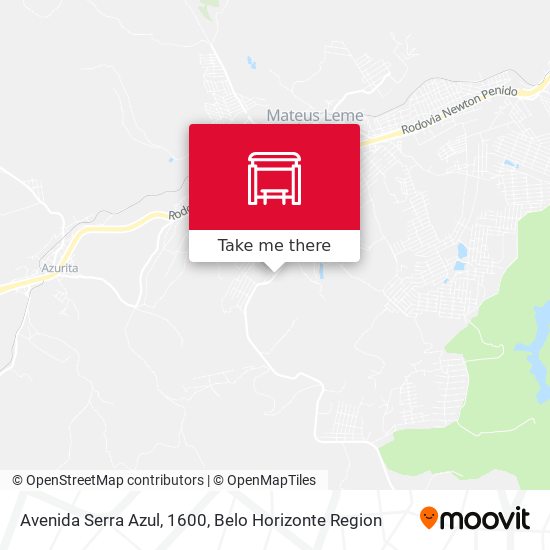 Avenida Serra Azul, 1600 map