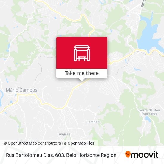 Rua Bartolomeu Dias, 603 map