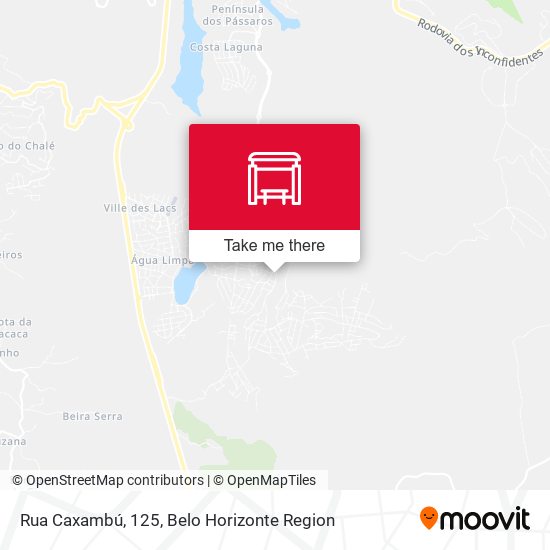 Rua Caxambú, 125 map