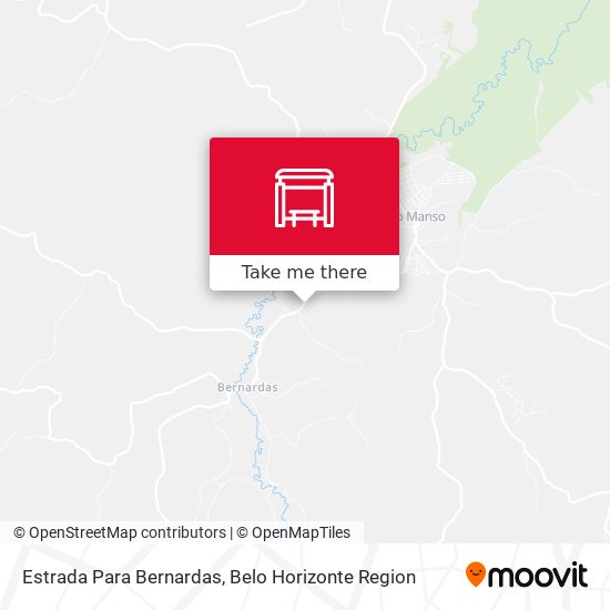 Estrada Para Bernardas map
