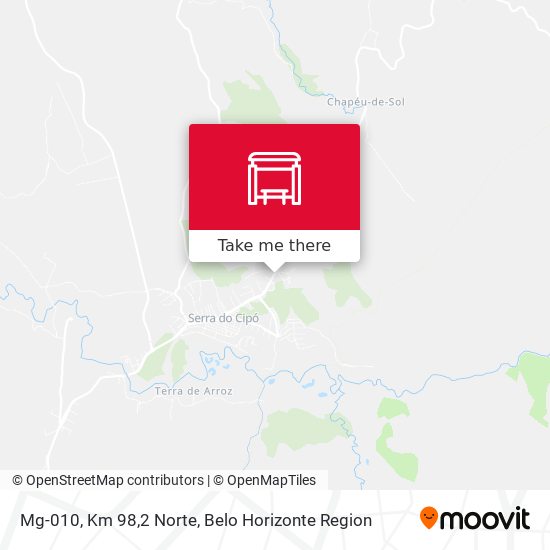 Mg-010, Km 98,2 Norte map