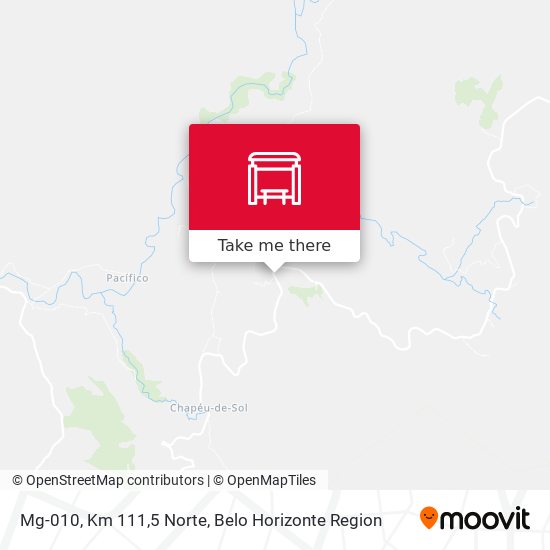 Mg-010, Km 111,5 Norte map
