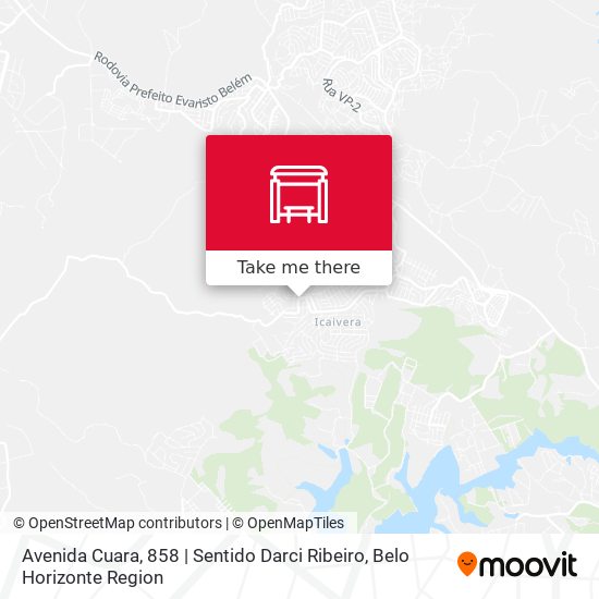 Avenida Cuara, 858 | Sentido Darci Ribeiro map