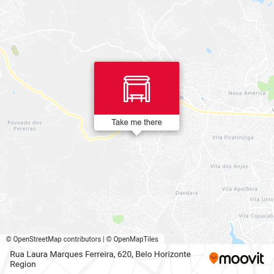 Rua Laura Marques Ferreira, 620 map