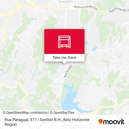 Rua Paraguai, 377 | Sentido B.H. map
