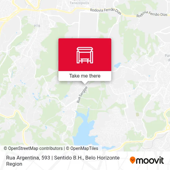 Rua Argentina, 593 | Sentido B.H. map