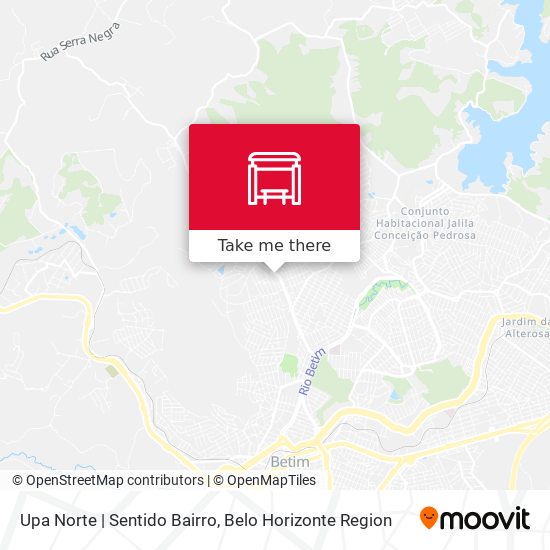 Upa Norte | Sentido Bairro map
