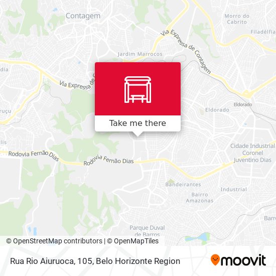 Rua Rio Aiuruoca, 105 map