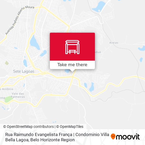 Mapa Rua Raimundo Evangelista França | Condominio Villa Bella Lagoa