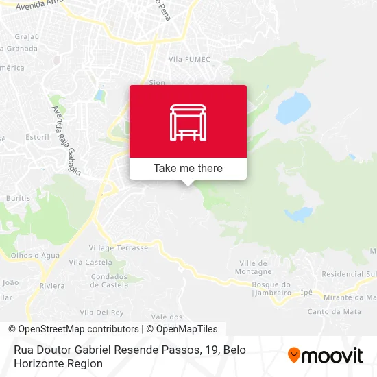 Rua Doutor Gabriel Resende Passos, 19 map