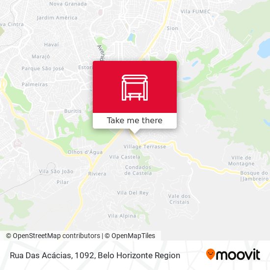 Rua Das Acácias, 1092 map