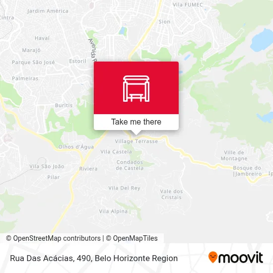 Rua Das Acácias, 490 map
