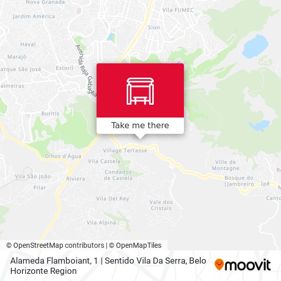 Alameda Flamboiant, 1 | Sentido Vila Da Serra map