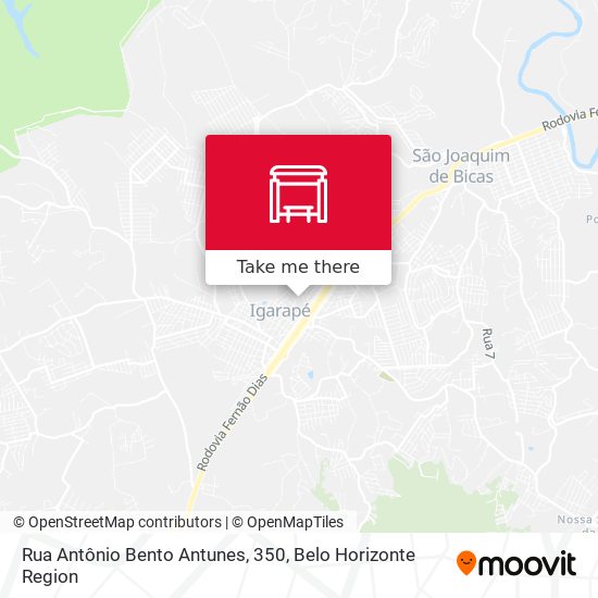 Rua Antônio Bento Antunes, 350 map