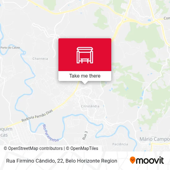 Rua Firmino Cândido, 22 map
