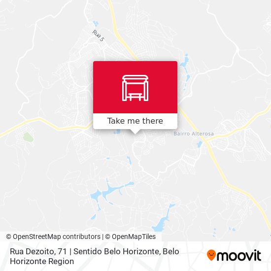 Rua Dezoito, 71 | Sentido Belo Horizonte map