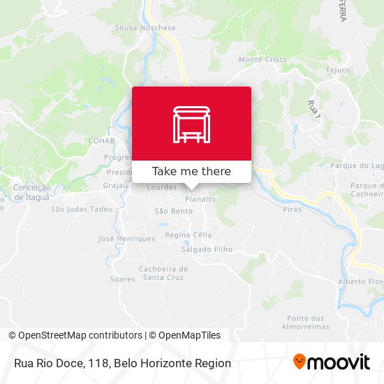Rua Rio Doce, 118 map