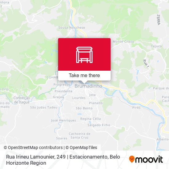 Rua Irineu Lamounier, 249 | Estacionamento map