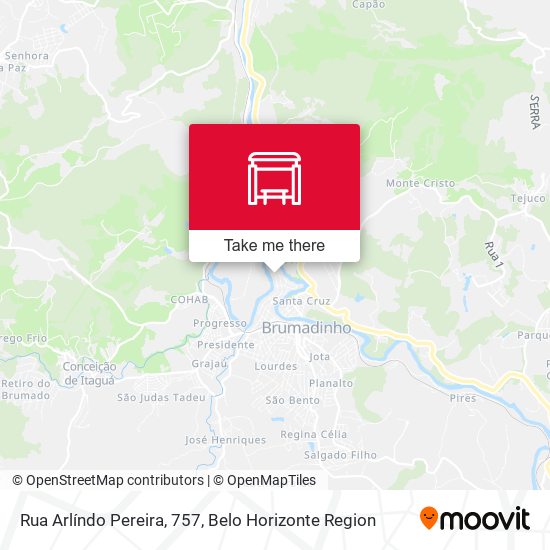 Rua Arlíndo Pereira, 757 map