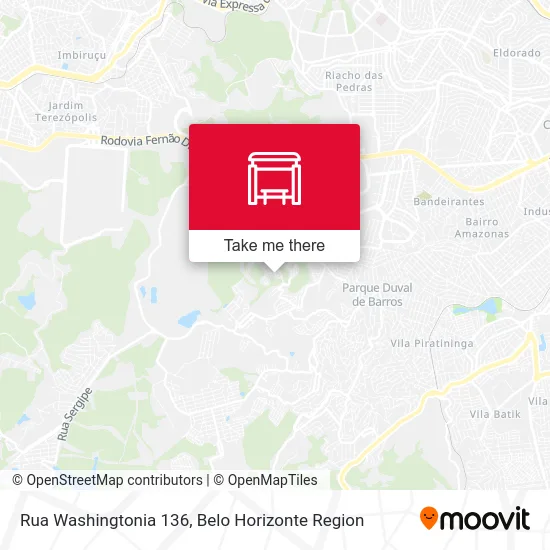 Rua Washingtonia 136 map
