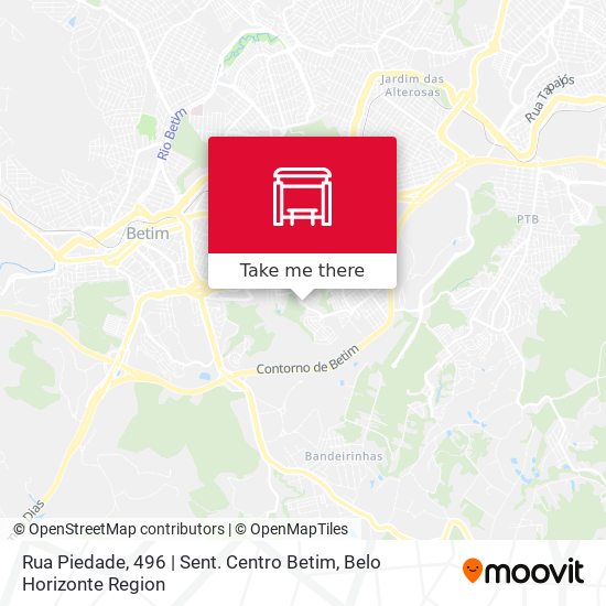 Rua Piedade, 496 | Sent. Centro Betim map