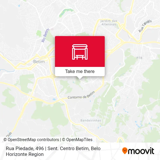 Rua Piedade, 496 | Sent. Centro Betim map