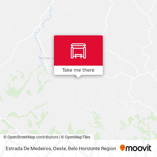 Estrada De Medeiros, Oeste map