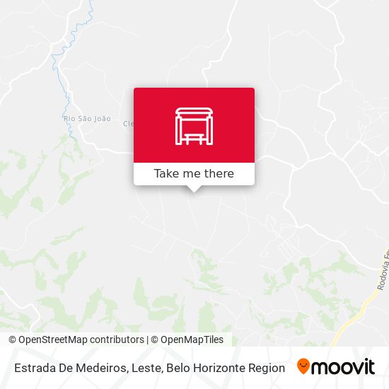 Estrada De Medeiros, Leste map