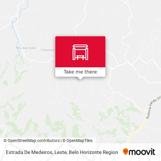 Estrada De Medeiros, Leste map