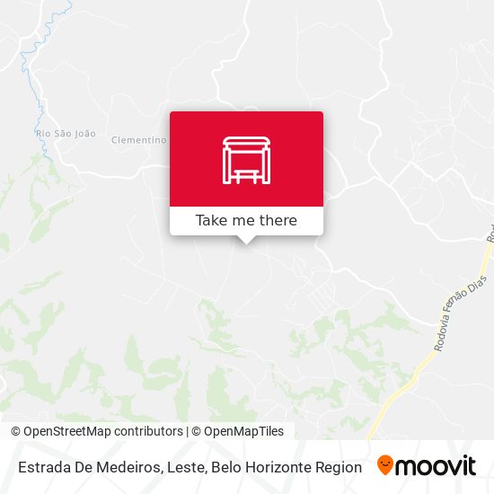Estrada De Medeiros, Leste map