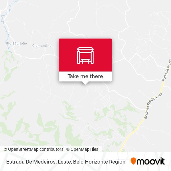 Estrada De Medeiros, Leste map