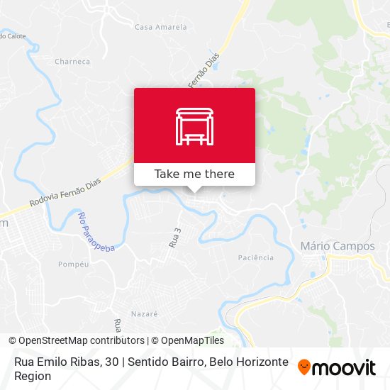 Rua Emilo Ribas, 30 | Sentido Bairro map