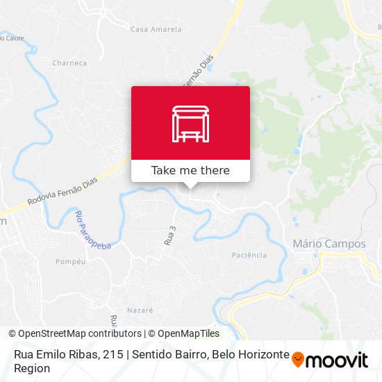 Rua Emilo Ribas, 215 | Sentido Bairro map