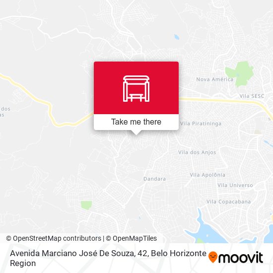 Avenida Marciano José De Souza, 42 map