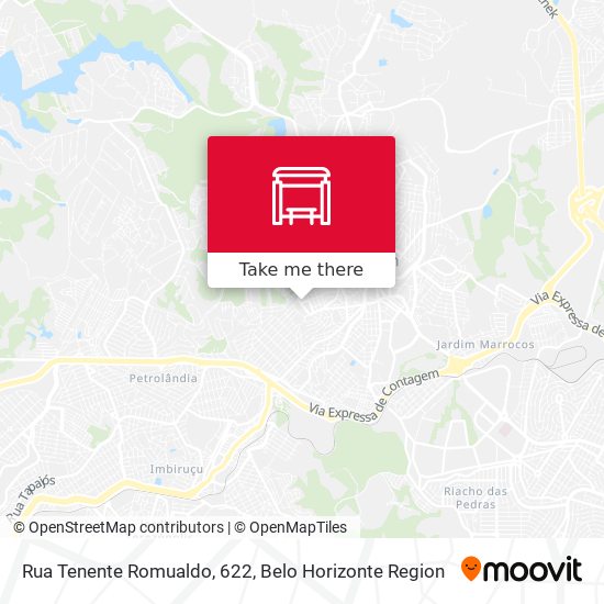 Rua Tenente Romualdo, 622 map