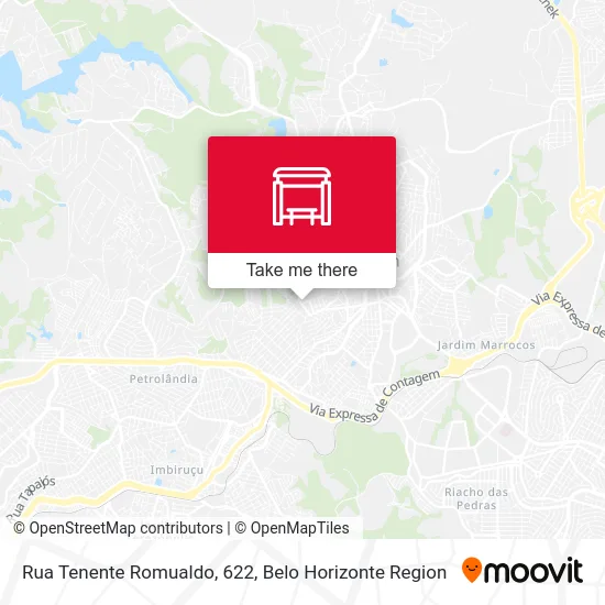 Rua Tenente Romualdo, 622 map